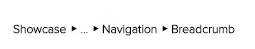 Ellipsis breadcrumb example