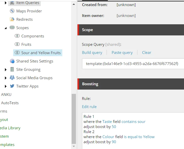 Add a boosting rule for a search scope. Add a boosting rule for a search scope.
