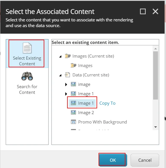 Select a content item Select a content item