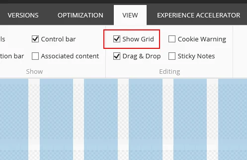 Show grid