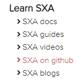 The Link list component.