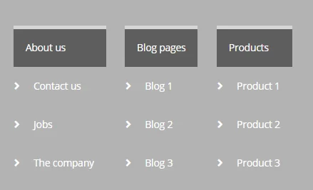 Big/Fat navigation component.